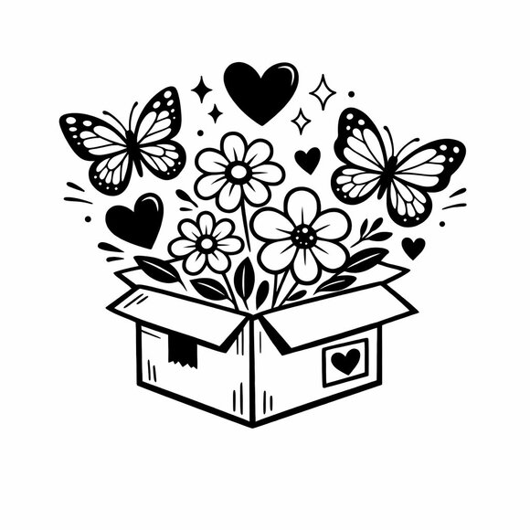 3/$15 Set of 50 LARGE 2 INCH ROUND HAPPY MAIL STICKERS BLUE - Picture 7 of 7